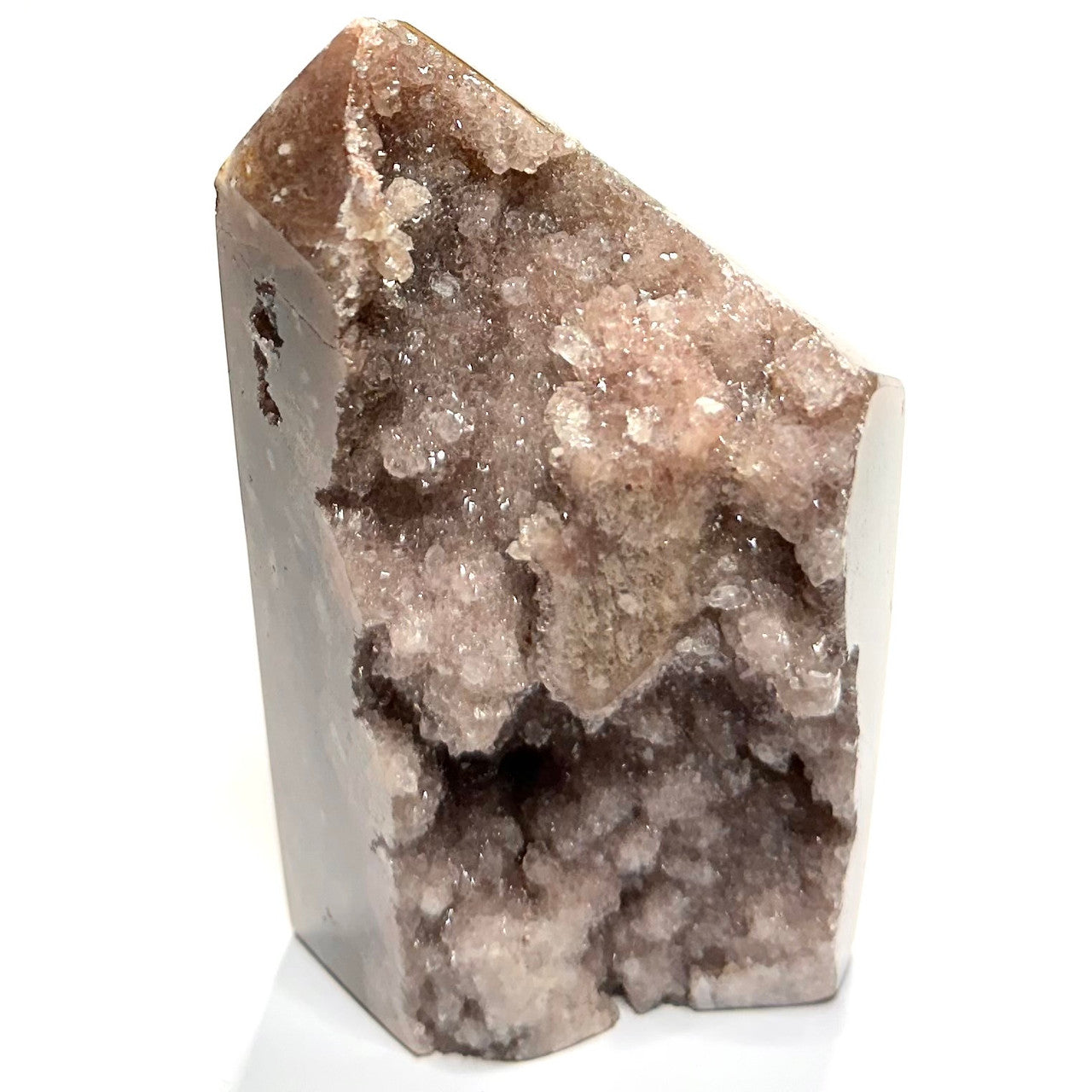 One of a Kind Pink Amethyst Druzy Cluster Tower-4 1/2 x 2 1/2"-NC6871