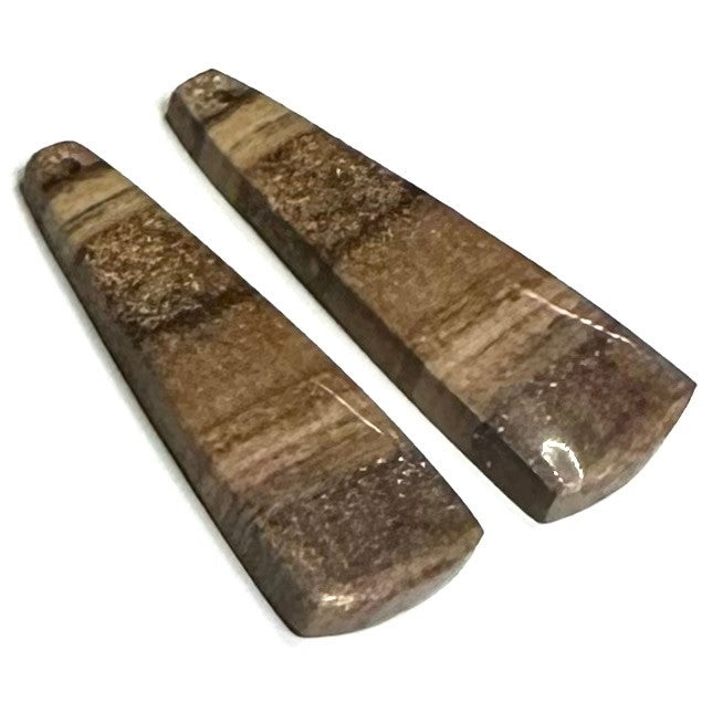 One of a Kind Desert Jasper Earring/Pendant Pair-36 x 12mm-SP6925