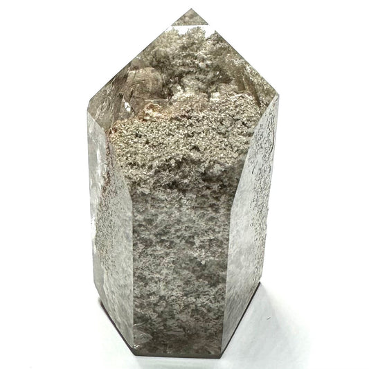 One of a Kind Garden Quartz with Rainbow Inclusions Mini Stone Tower-1 3/4 x 1"