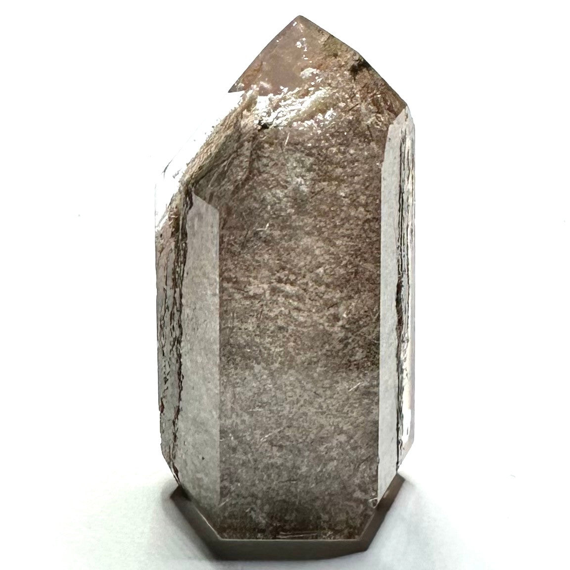 One of a Kind Garden Quartz with Rainbow Inclusions Mini Stone Tower-1 3/4 x 3/4"