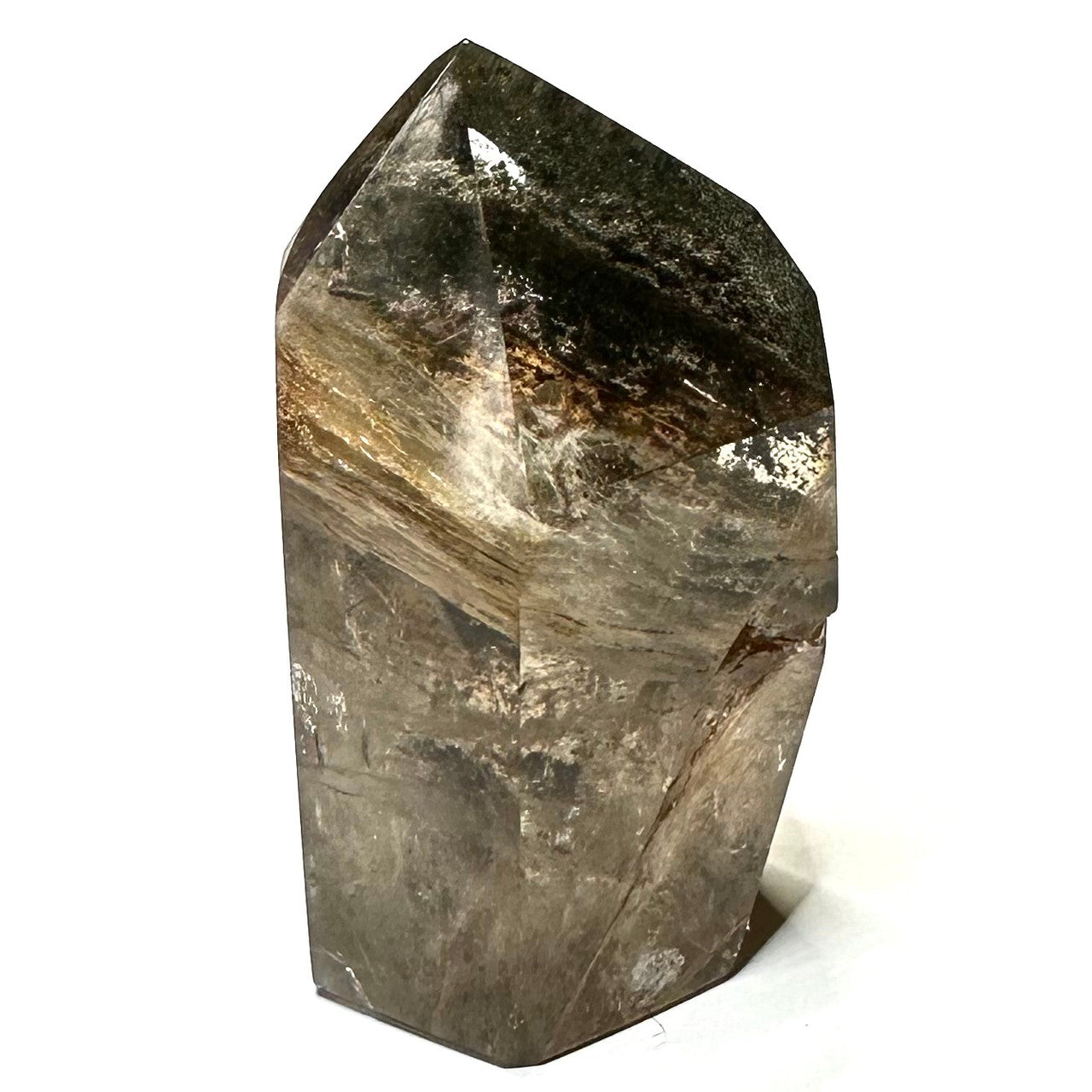 One of a Kind Garden Quartz with Rainbow Inclusions Stone Tower-2 3/4 x 1 1/2"