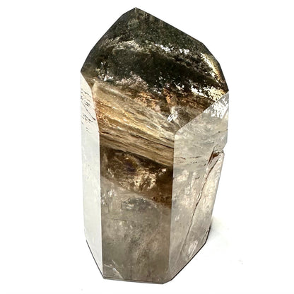 One of a Kind Garden Quartz with Rainbow Inclusions Stone Tower-2 3/4 x 1 1/2"