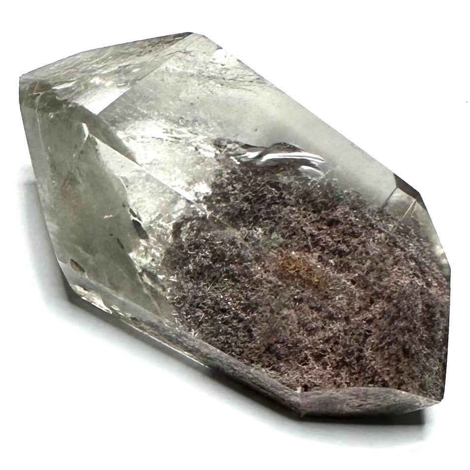 One of a Kind Garden Quartz with Rainbow Inclusions Double Terminated Point-1 1/2 x 3/4"
