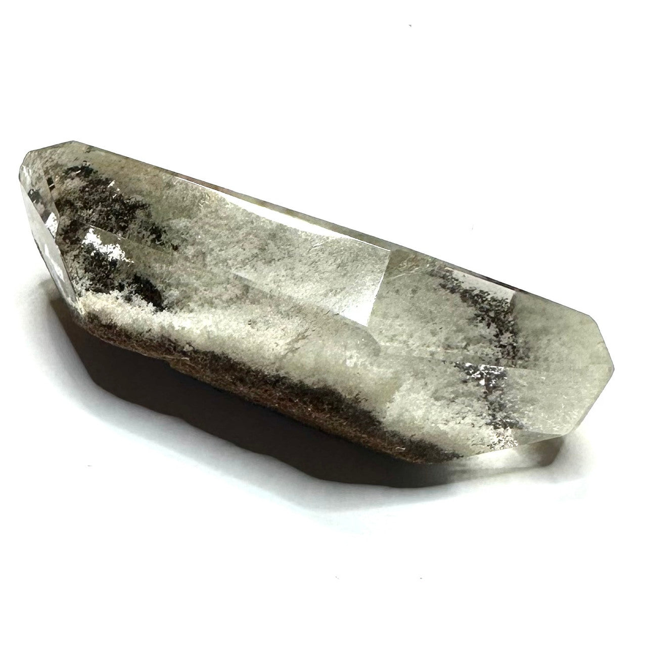 One of a Kind Garden Quartz with Rainbow Inclusions Double Terminated Point-2 x 3/4"-NC6995