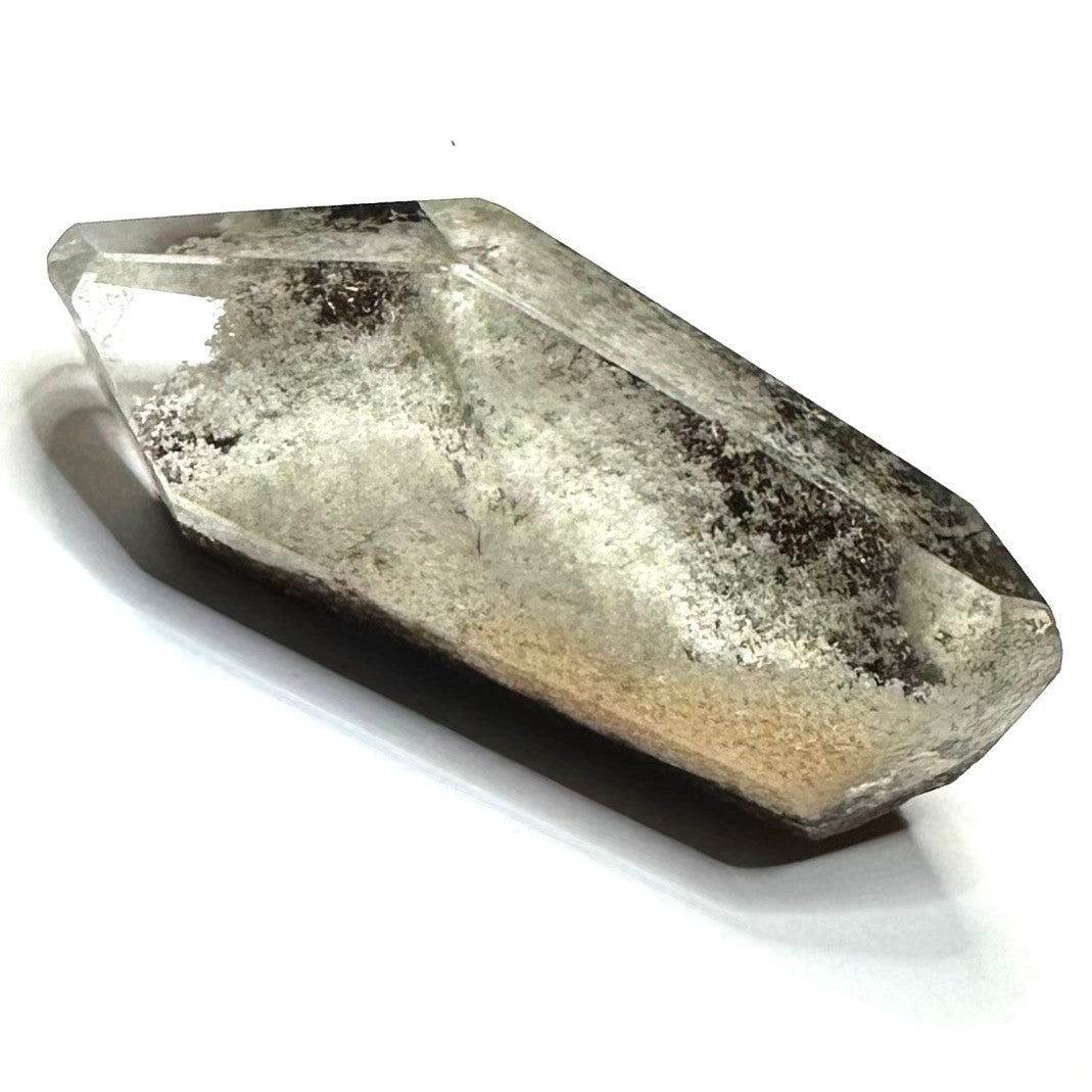 One of a Kind Garden Quartz with Rainbow Inclusions Double Terminated Point-2 x 3/4"-NC6995