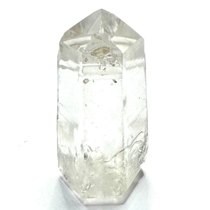 One of a Kind Lemurian Quartz Crystal with Rainbow Inclusions Stone Tower-2 x 1"
