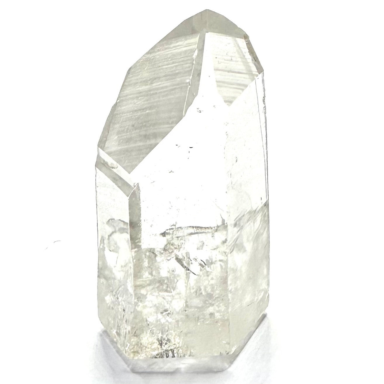 One of a Kind Lemurian Quartz Crystal with Rainbow Inclusions Stone Tower-2 x 1"