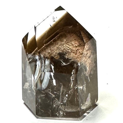 One of a Kind Garden Quartz with Rainbow Inclusions  Stone Tower-1 1/4 x 1"