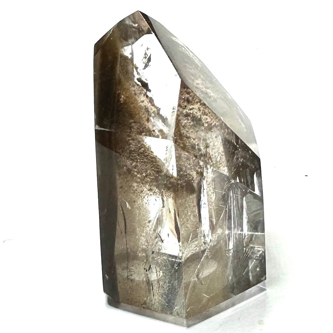 One of a Kind Garden Quartz with Rainbow Inclusions  Stone Tower-1 1/4 x 1"