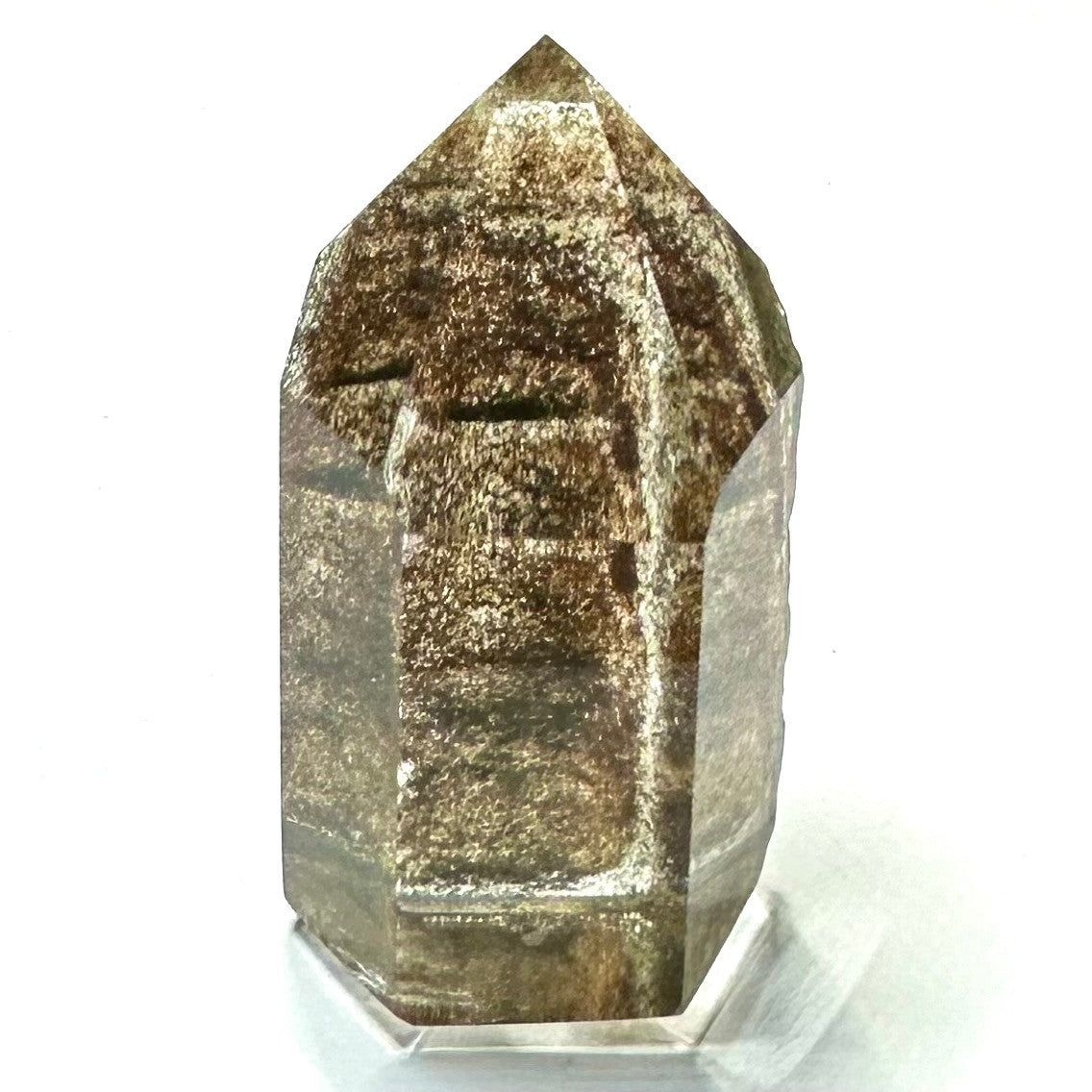 One of a Kind Garden Quartz  Mini Stone Tower-1 1/2 x 1"