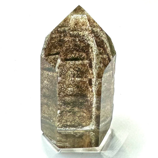 One of a Kind Garden Quartz  Mini Stone Tower-1 1/2 x 1"