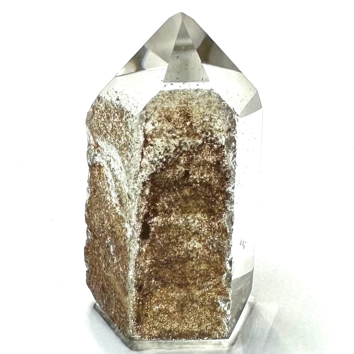 One of a Kind Garden Quartz  Mini Stone Tower-1 1/2 x 1"