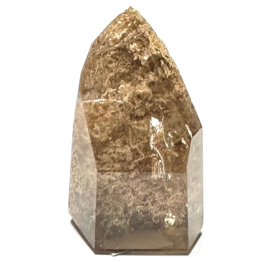 One of a Kind Smokey Garden Quartz with Rainbow Inclusions Mini Stone Tower-1 3/4 x 1"-NC7065