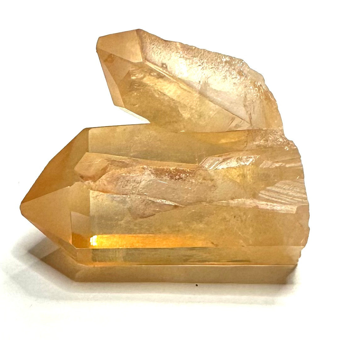 One of a Kind Tangerine Quartz Crystal Cluster-1 1/2 x 1" (NC5687)