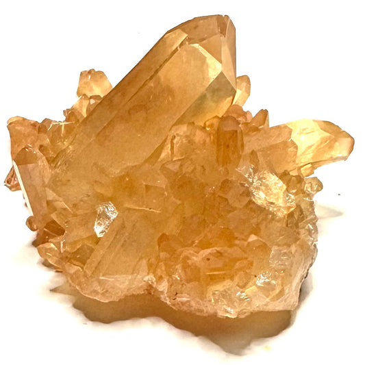 One of a Kind Tangerine Quartz Crystal Cluster-2 x 1 1/2" (NC5689)