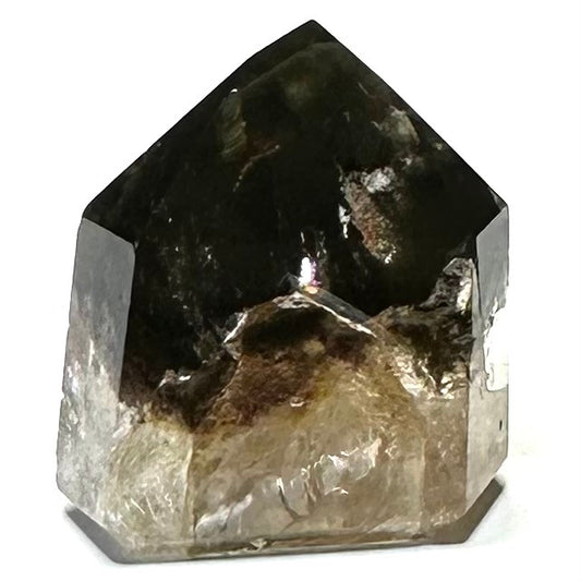 One of a Kind Garden Quartz with Rainbow Inclusions Mini Stone Tower-1 x 1"