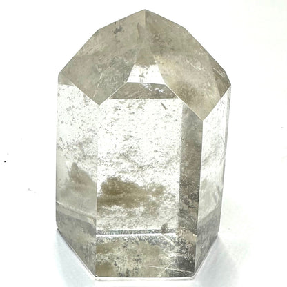 One of a Kind Phantom Quartz Crystal with Rainbow Inclusions Tower-2 x 1 1/4"