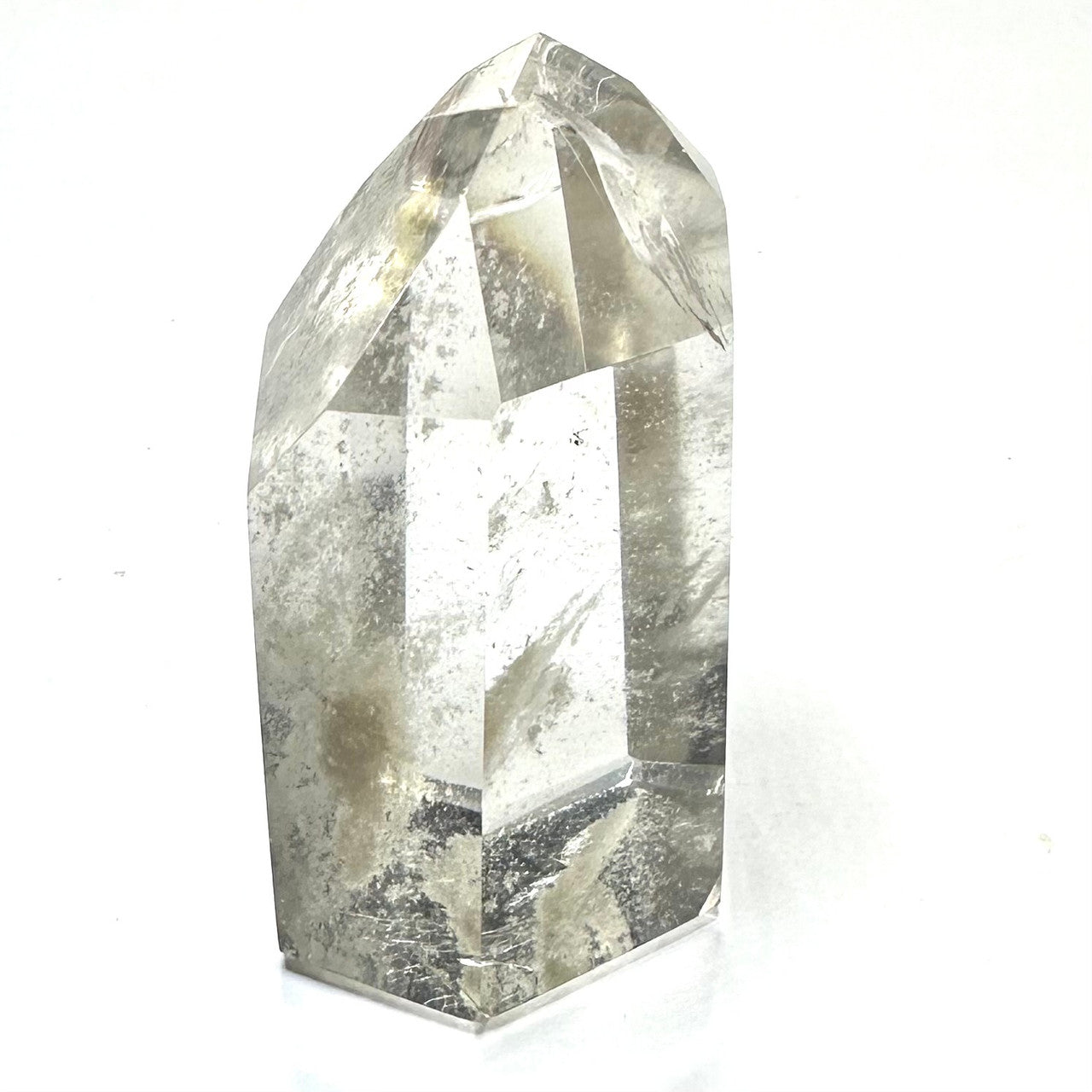 One of a Kind Phantom Quartz Crystal with Rainbow Inclusions Tower-2 x 1 1/4"
