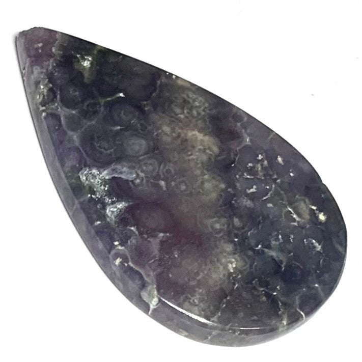 One of a Kind Grape Agate Druzy Cabochon-43 x 27mm (CAB4776)