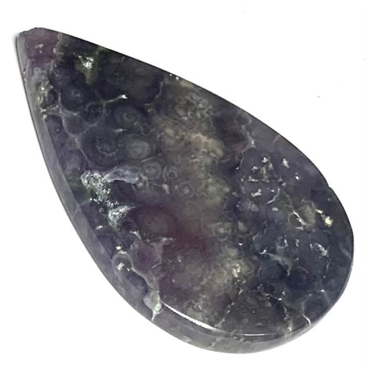 One of a Kind Grape Agate Druzy Cabochon-43 x 27mm (CAB4776)