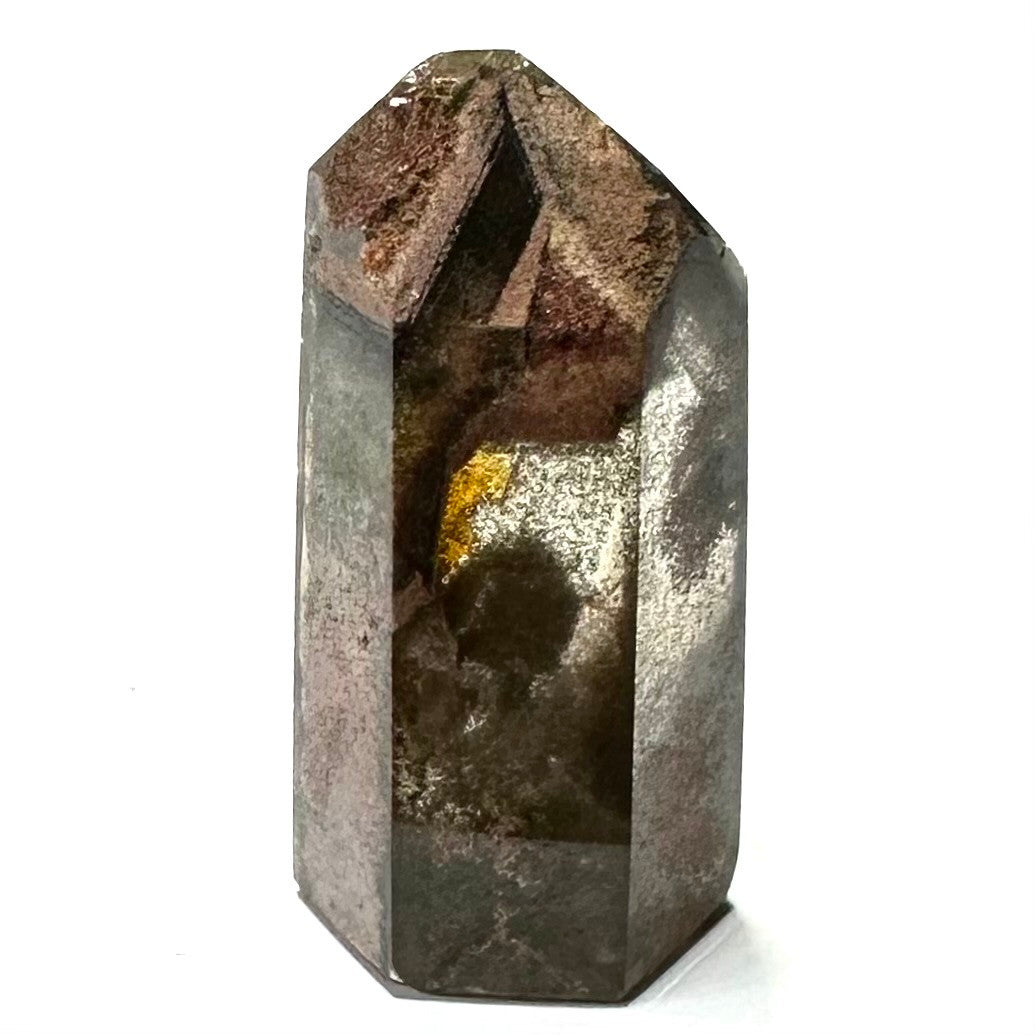 One of a Kind Smokey Quartz with Rainbow Inclusions Tower-1 3/4 x 3/4"
