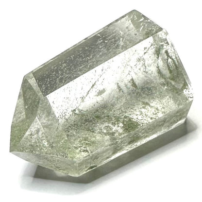 One of a Kind Green Lodolite with Phantoms and Rainbow Inclusions Tower Stone-1 3/4 x 1" (NC5732)