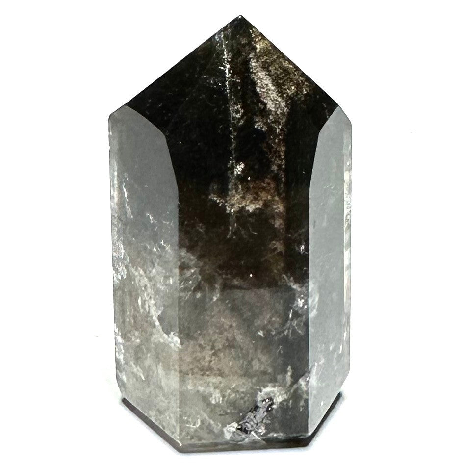 Lodolite Quartz with Rainbow Inclusions Mini Stone Tower-1 3/4 x 1"-NC7117