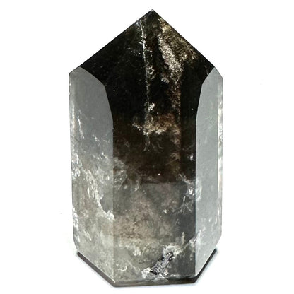 Lodolite Quartz with Rainbow Inclusions Mini Stone Tower-1 3/4 x 1"-NC7117