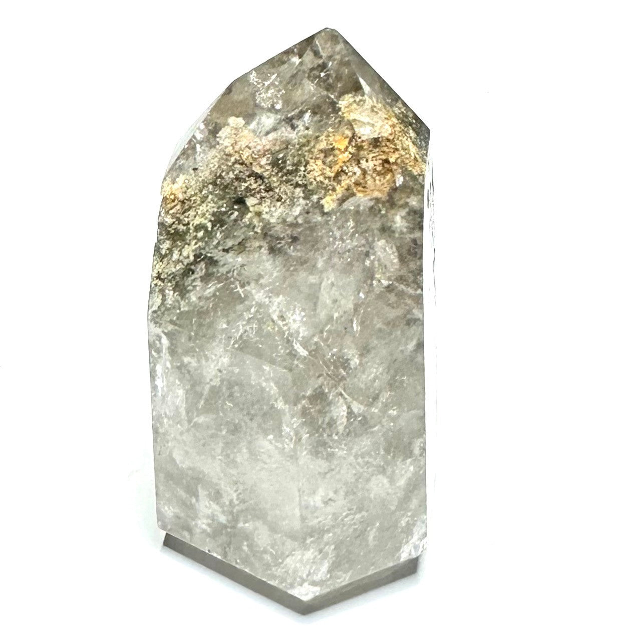 Lodolite Quartz with Rainbow Inclusions Mini Stone Tower-2 x 1 1/2"-NC7118
