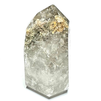 Lodolite Quartz with Rainbow Inclusions Mini Stone Tower-2 x 1 1/2"-NC7118