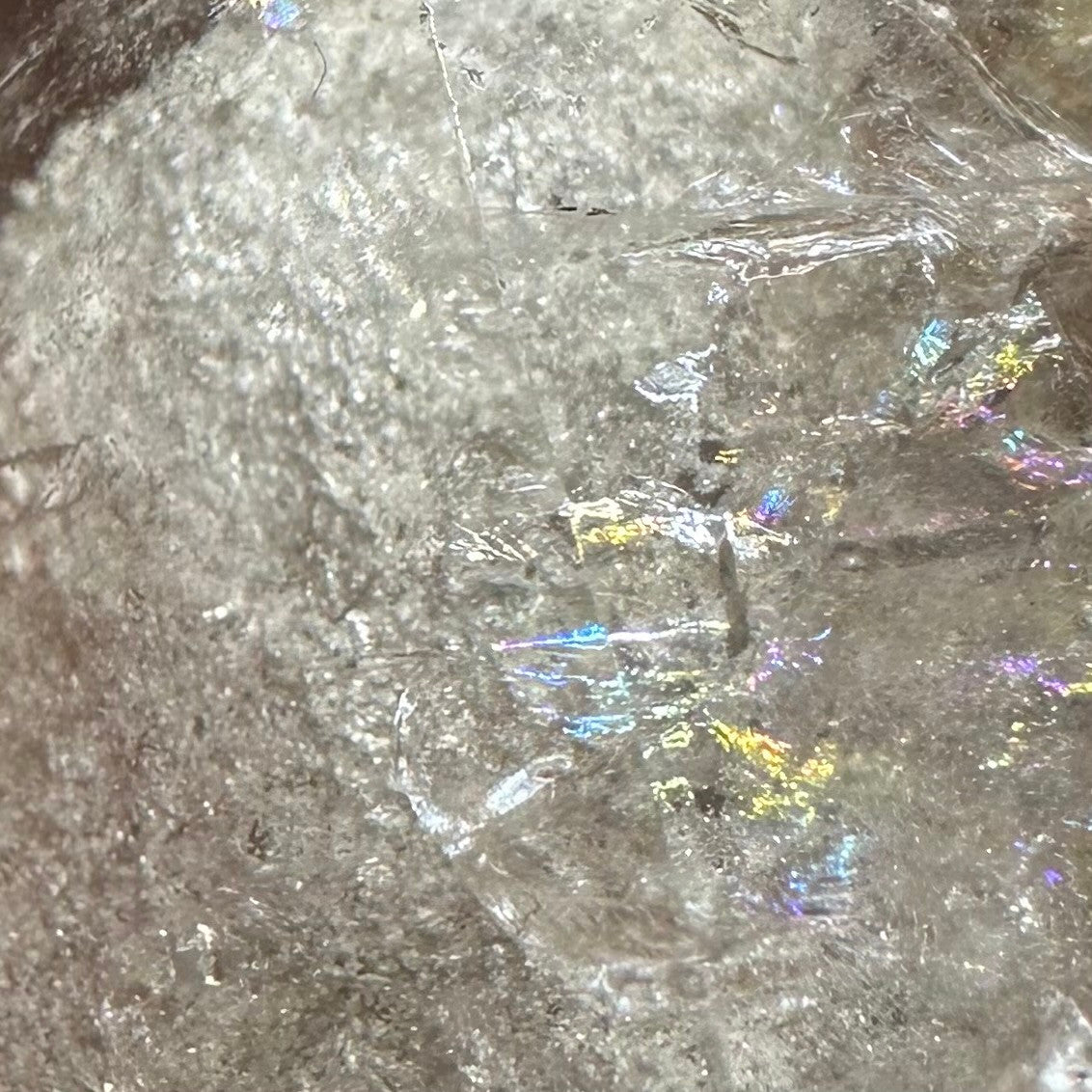 Lodolite Quartz with Rainbow Inclusions Stone Tower-2 1/4 x 2 1/4"