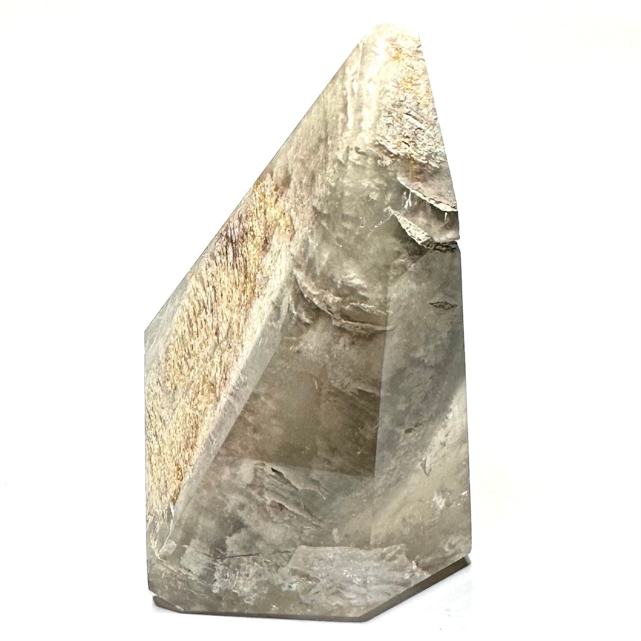 1,000 Layer Garden Quartz with Rainbow Inclusions Tower-3 1/2 x 2 1/4"