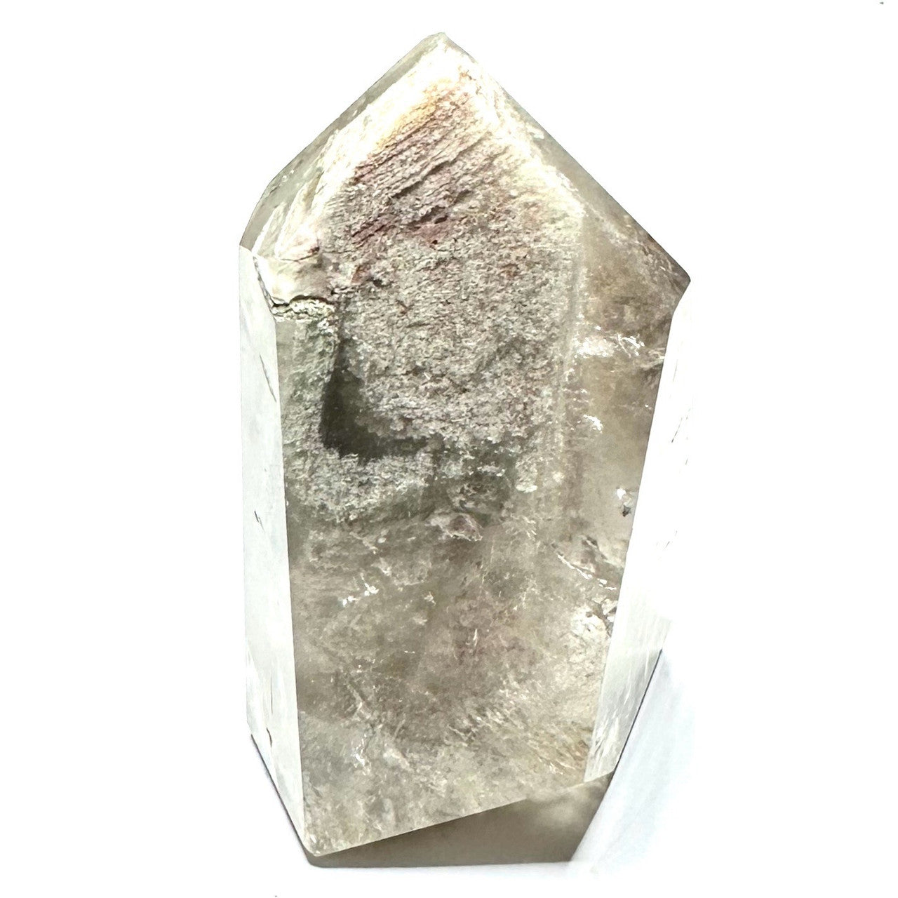 1,000 Layer Garden Quartz with Rainbow Inclusions Tower-3 1/2 x 2 1/4"