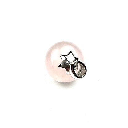 Rose Quartz A+ Shallot Shape Pendant 11 x 9mm - SP7655