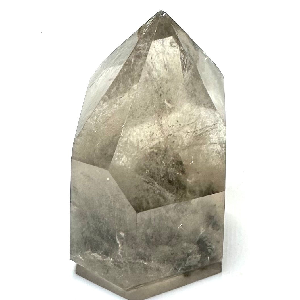 Smokey Lodolite Quartz with Rainbow Inclusions Tower-2 x 1 1/2"