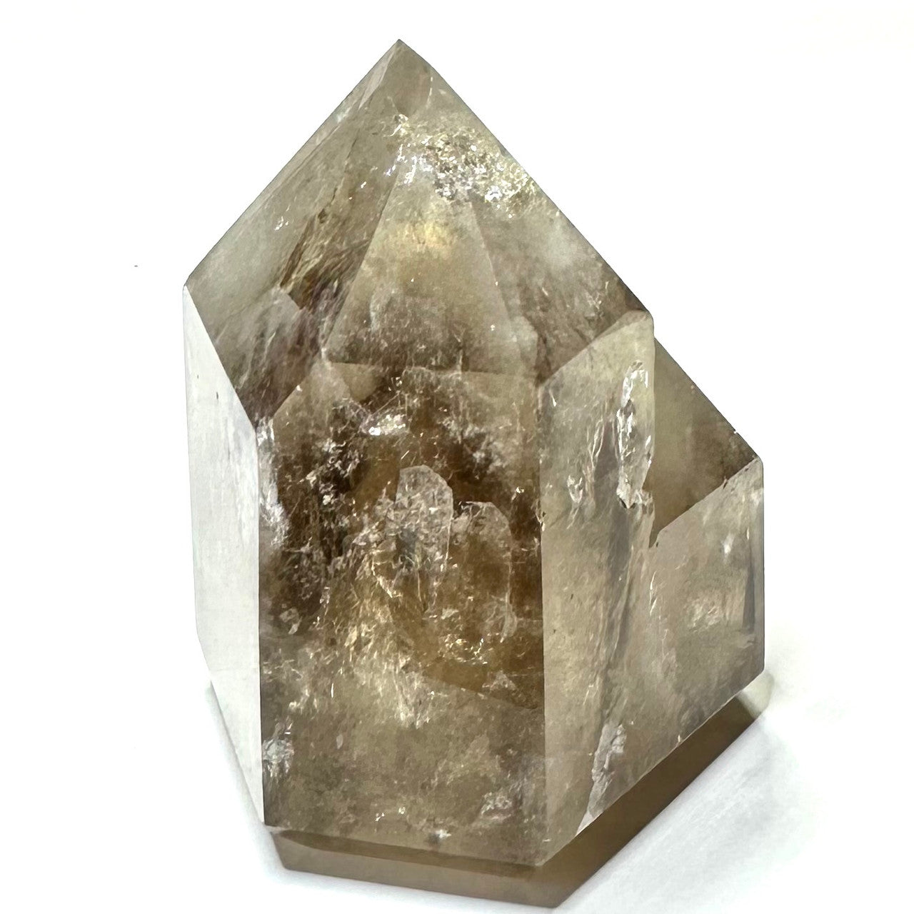 Smokey Lodolite Quartz with Rainbow Inclusions Tower-2 1/2 x 2 1/4"
