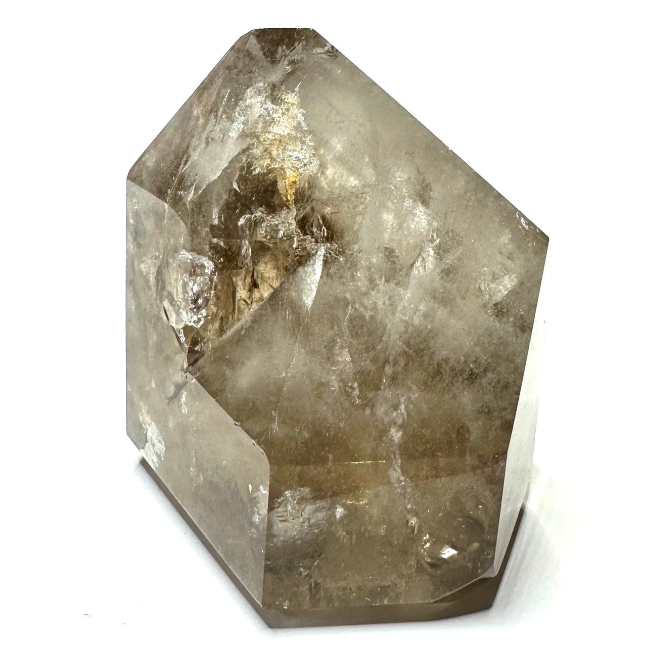 Smokey Lodolite Quartz with Rainbow Inclusions Tower-2 1/2 x 2 1/4"