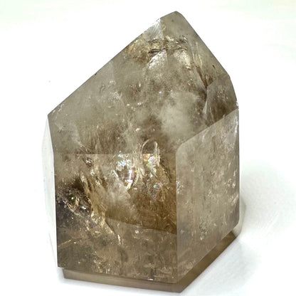 Smokey Lodolite Quartz with Rainbow Inclusions Tower-2 1/2 x 2 1/4"