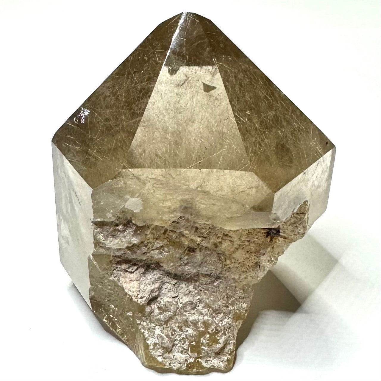 One of a Kind Rutilated Smokey Garden Quartz Tower-3 x 2"