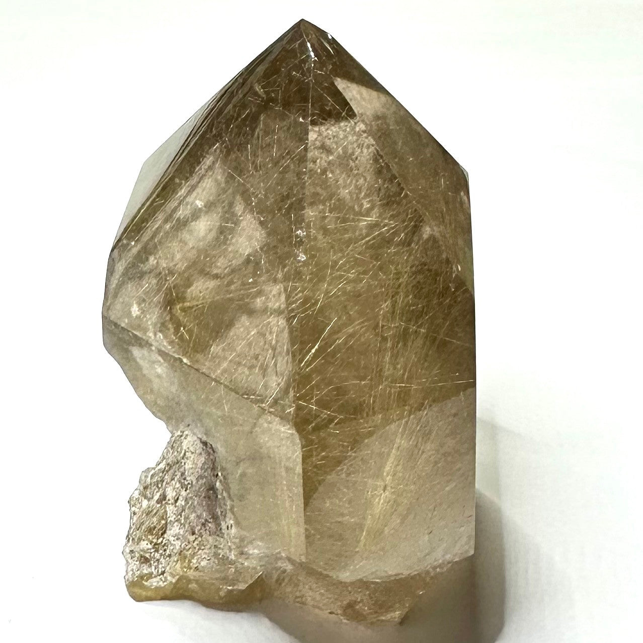 One of a Kind Rutilated Smokey Garden Quartz Tower-3 x 2"