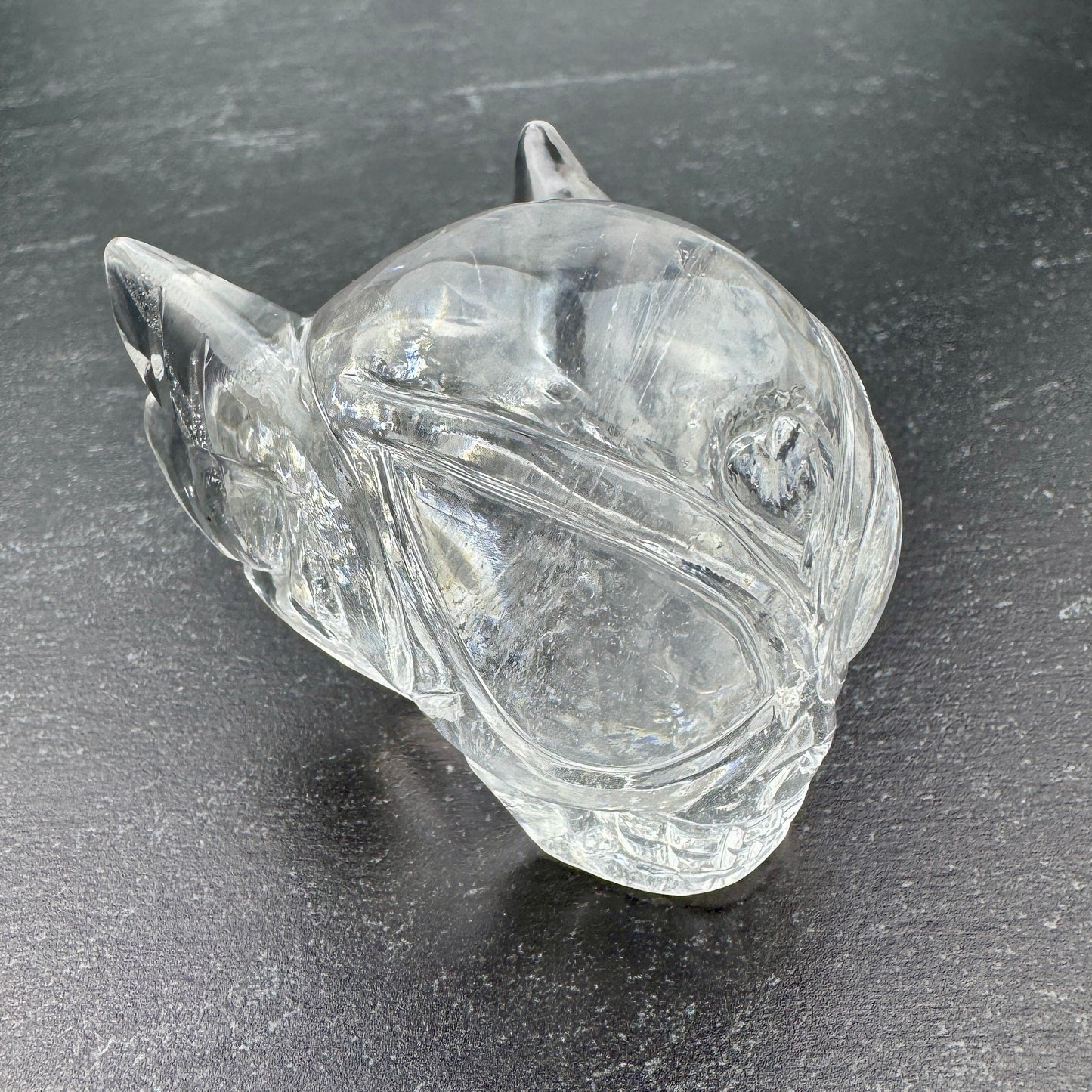 Master Carved Himalayan Quartz Cosmic Angel #11:11 1 1/2" x 1 3/4" - NC7678