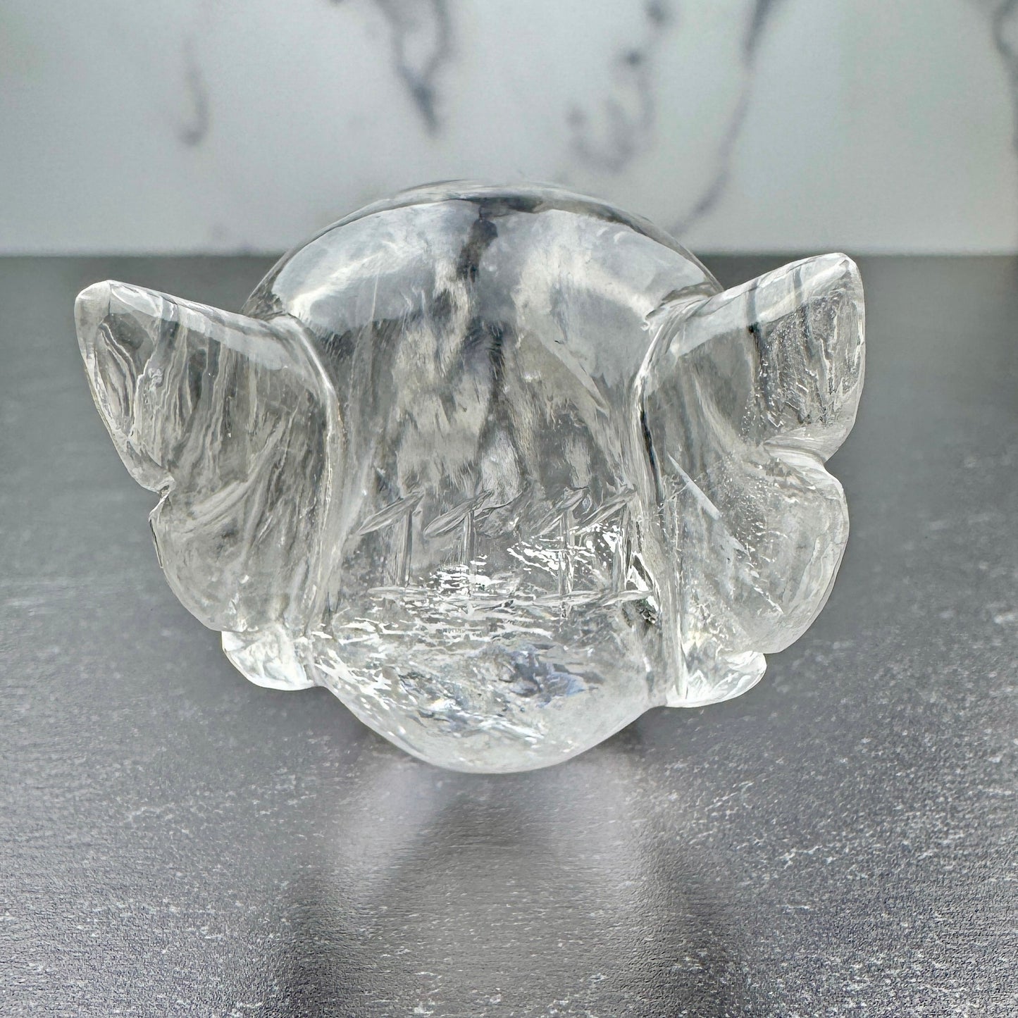 Master Carved Himalayan Quartz Cosmic Angel #11:11 1 1/2" x 1 3/4" - NC7678