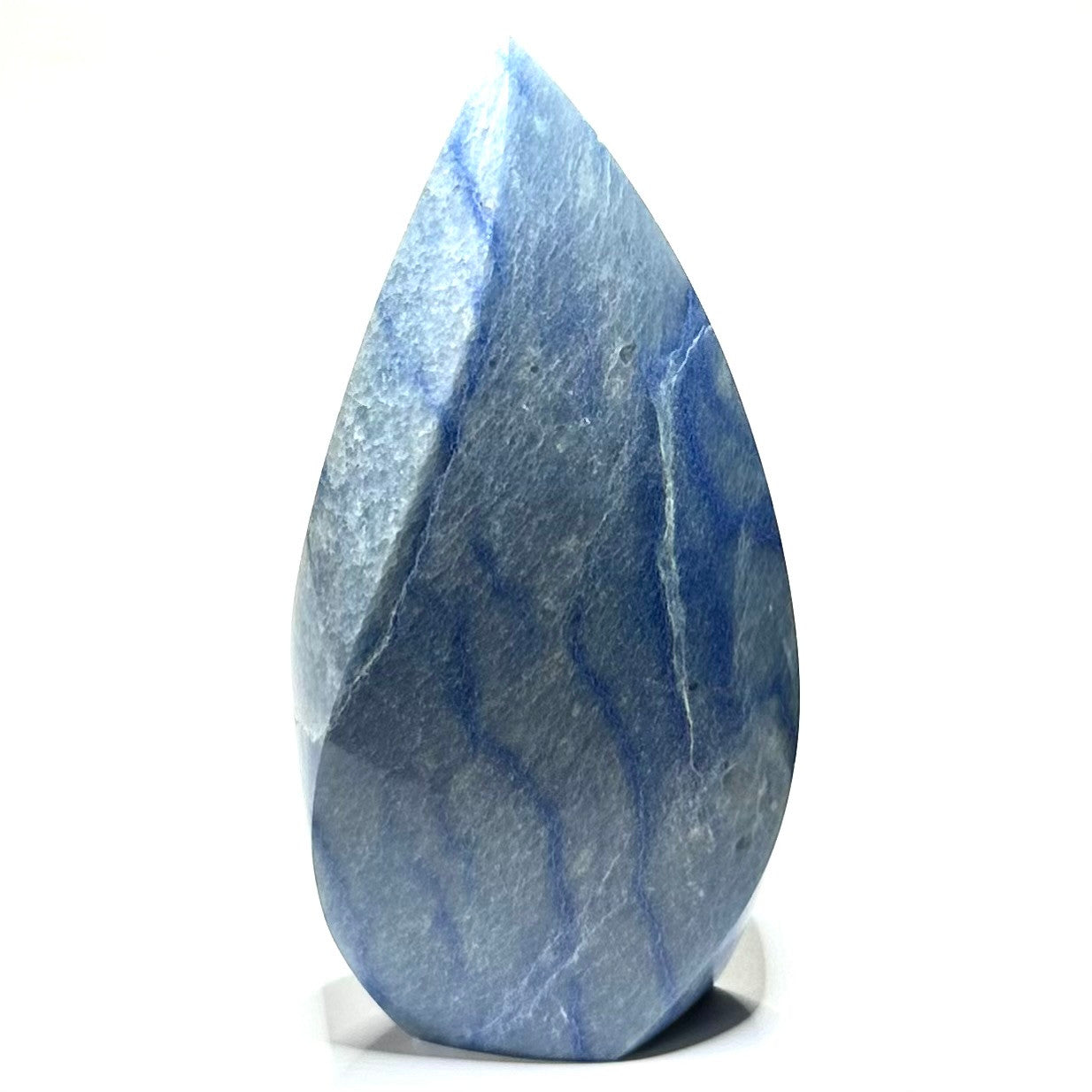 One of a Kind Blue Aventurine Flame Tower-6 x 3"