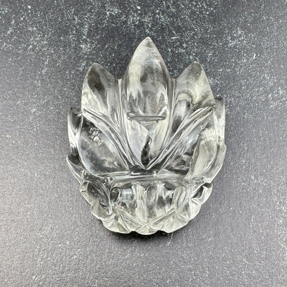 Master Carved Himalayan Quartz Angel #11:11  Dragon Skull 2 x 2 1/2" NC7699
