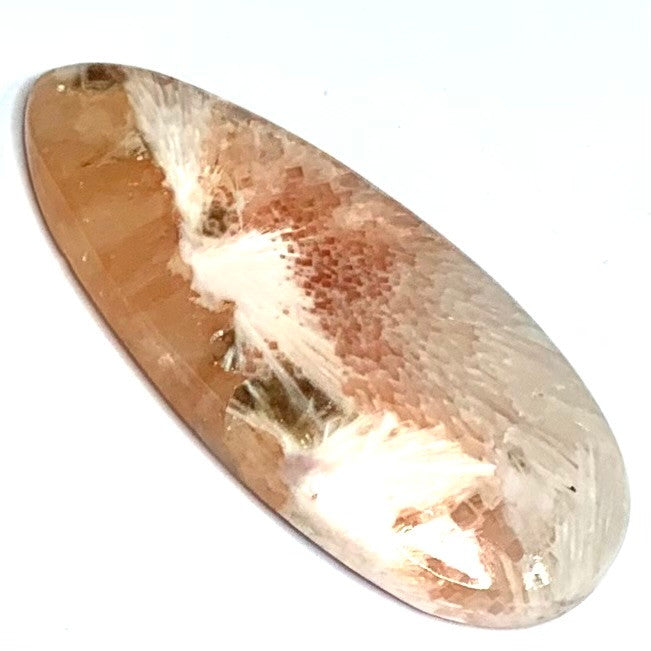 One of a Kind Pink Scolecite Cabochon-42 x 19mm (CAB4366)