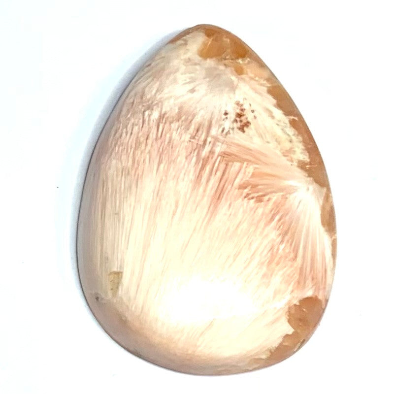One of a Kind Pink Scolecite Cabochon-38 x 26mm (CAB4369)