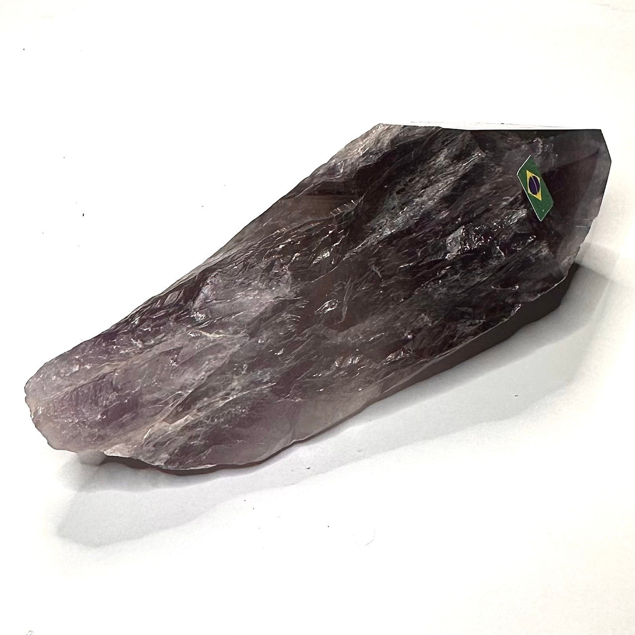 One of a Kind Bahai Amethyst Partially Polished Point-4 1/2 x 1 1/2"-NC7160