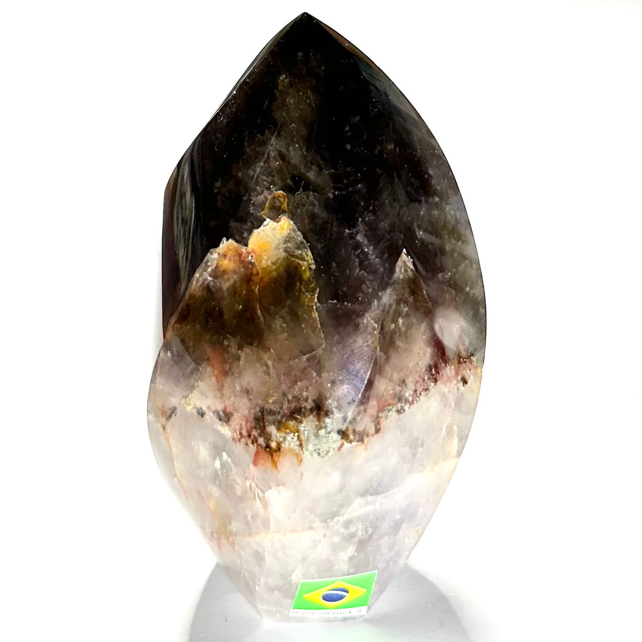 RARE-One of a Kind Trapiche Amethyst Flame Tower-4 1/4 x 2 3/4"-NC7161
