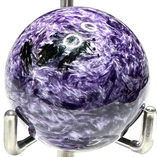 One of a Kind Charoite Sphere-1 1/2"