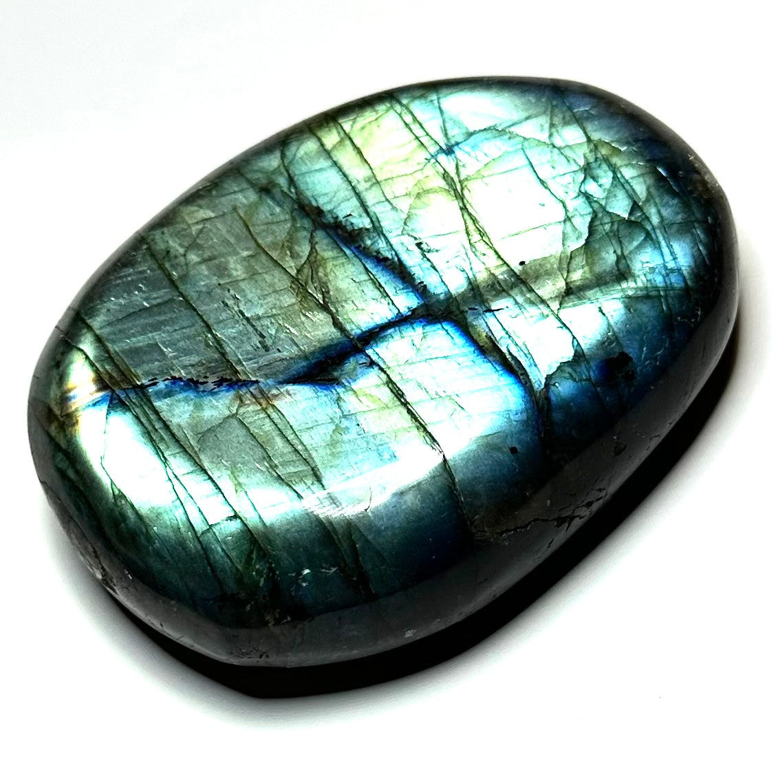 One of a Kind Labradorite Stone-3 1/4 x 2 1/2" 